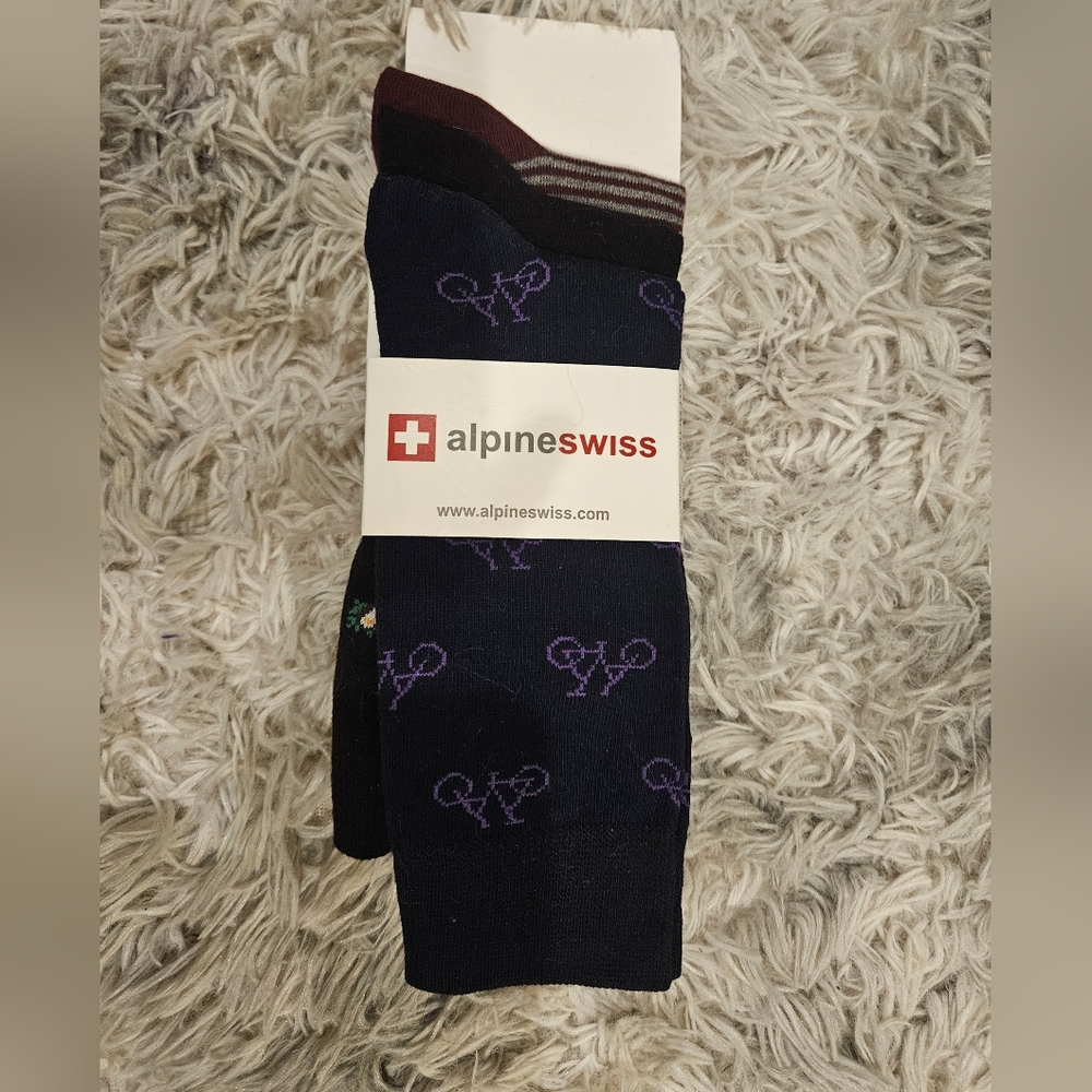 Alpine Swiss New Men's Dress Socks